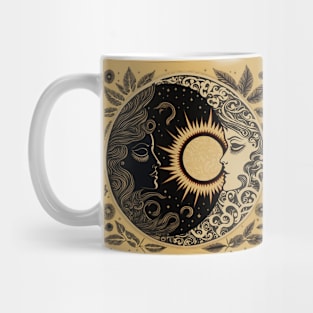 sun and moon lovers Mug